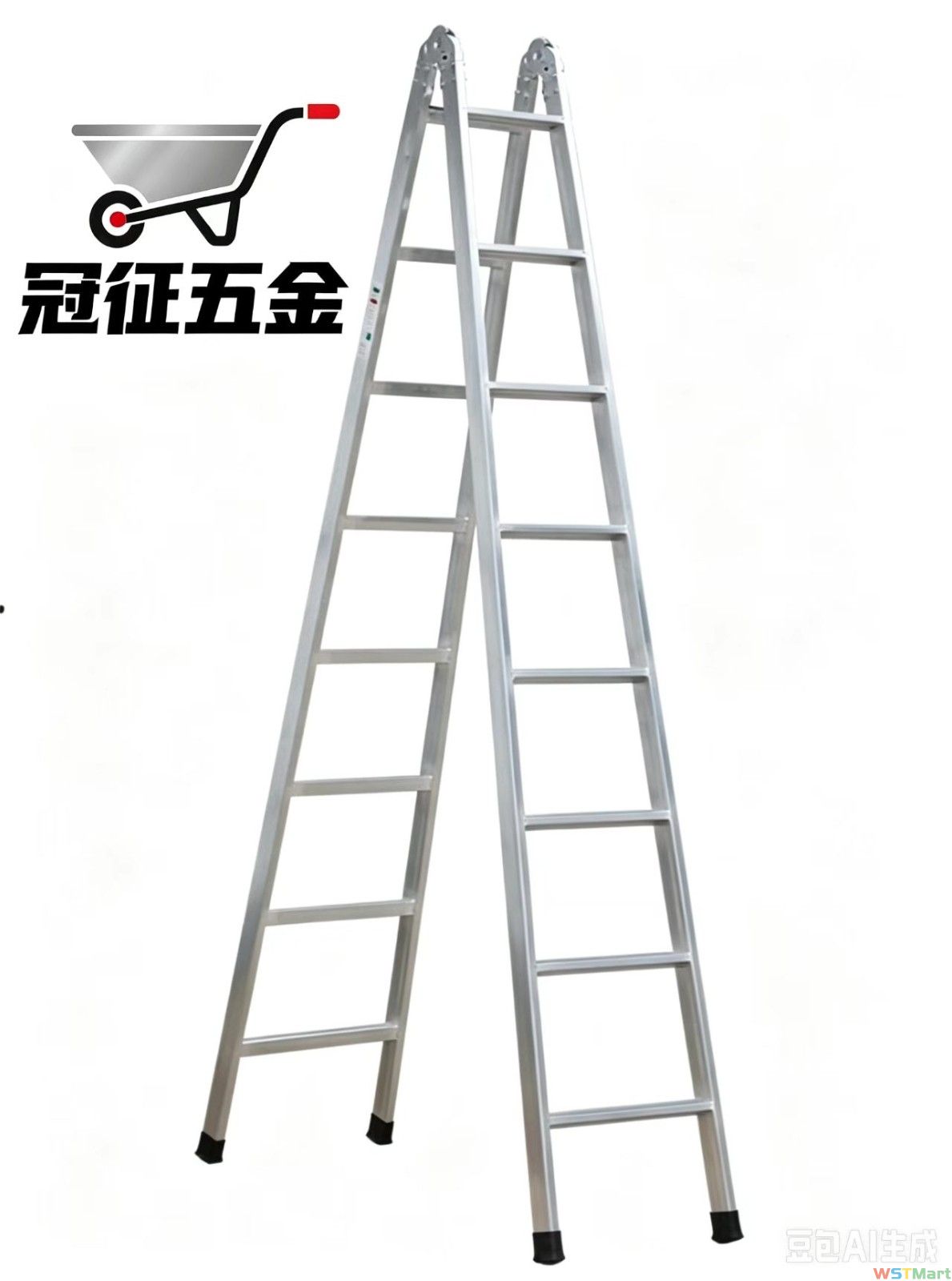 镀锌加厚铁梯子