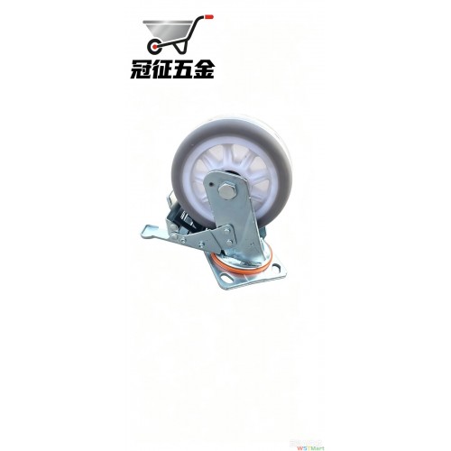 6寸灰米奇林脚轮