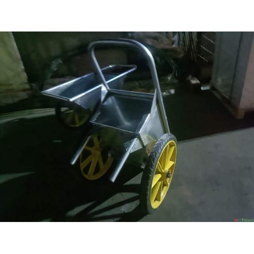圆把加厚灰斗车